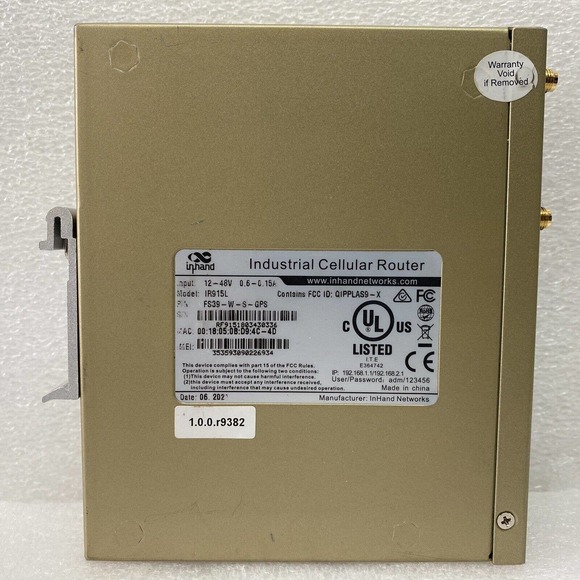 Inhand Inrouter IR915L Industrial Cellular Router With Wifi And GPS - Picture 4 of 12